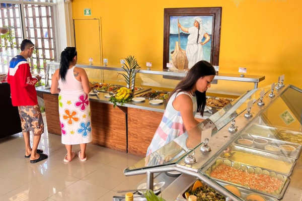 Buffet del Hotel Imperial Las Perlas Cancún